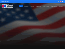 Tablet Screenshot of kempfpaper.com